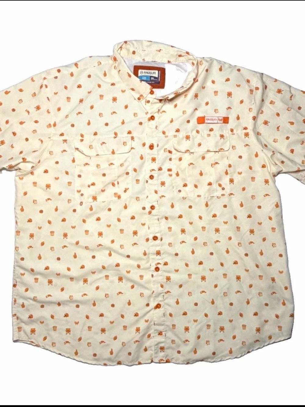 Magellan Outdoors × Whataburger
Men's 3XL Orange Tailgate Fishing Shirt
Short SI